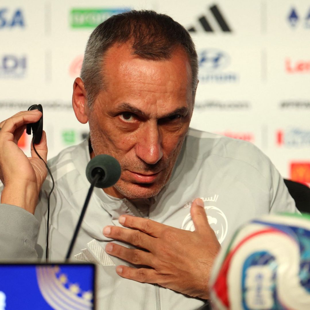 El seleccionador de Arabia Saudí, Georgios Donis. Foto: Reuters